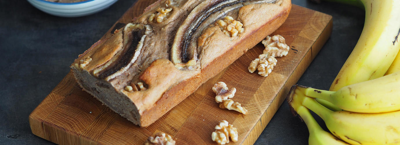 Gezonde broodjes met banaan