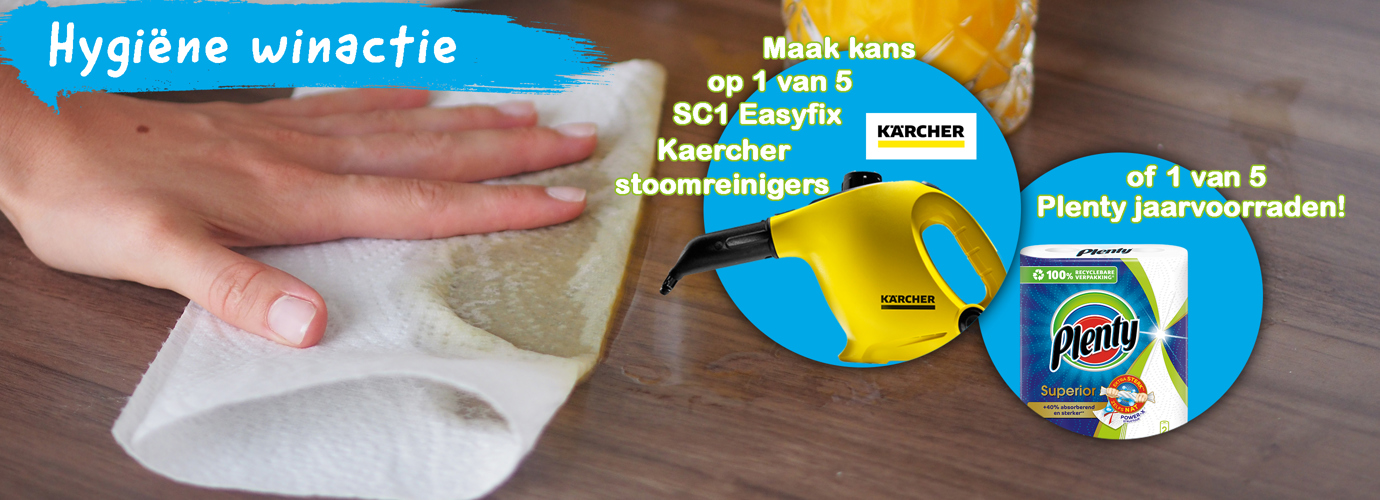 We willen je bedanken voor het meedoen aan de Plenty win actie!