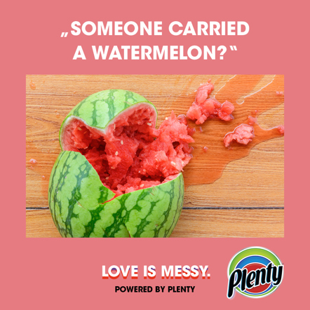 Plenty Love is Messy Meme Watermelon